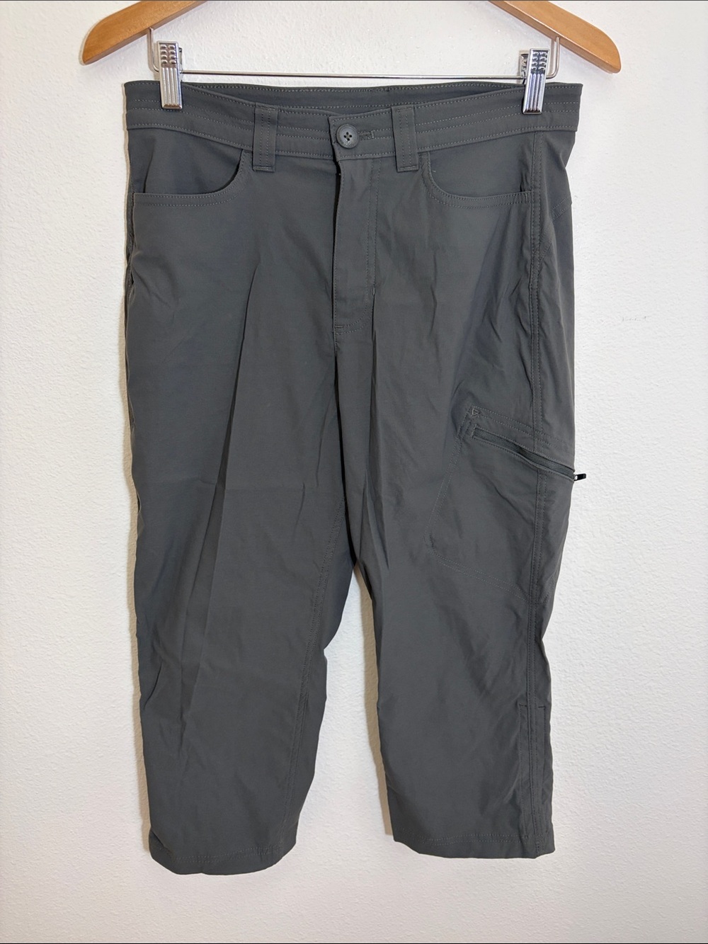 Eddie Bauer Gray Cropped Pants